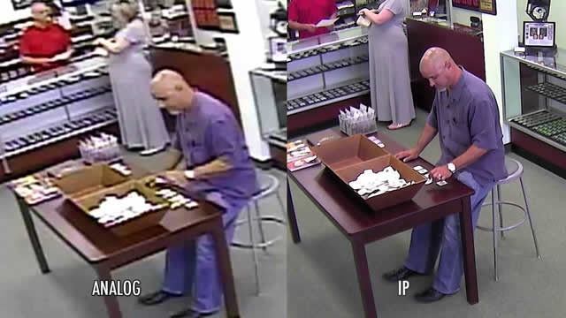 analog vs megapixel cctv image